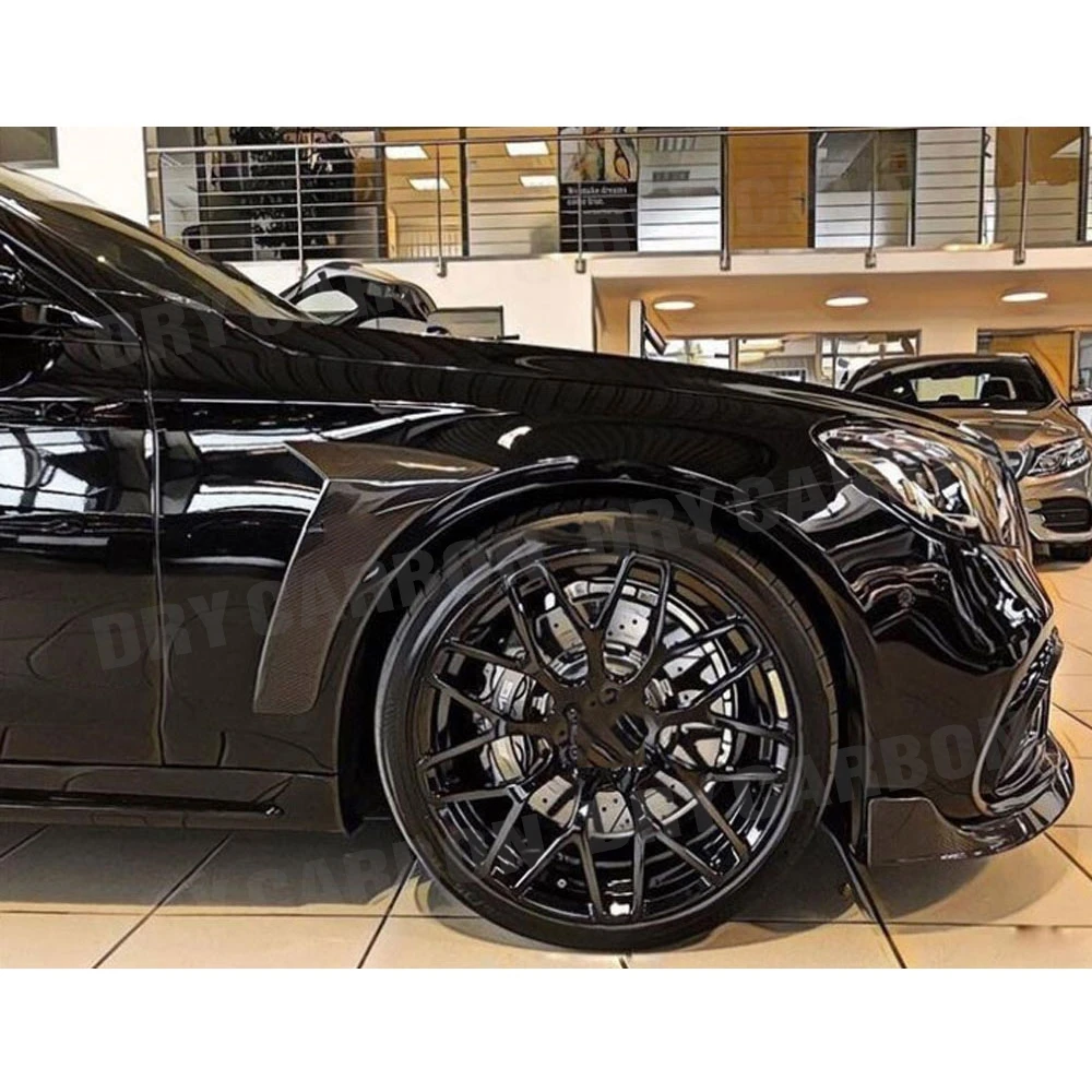 

Carbon fiber Front Bumper Side Fender Fin Splitter for Mercedes Benz S Class W222 S63 S65 AMG 2014 -2019 Trims
