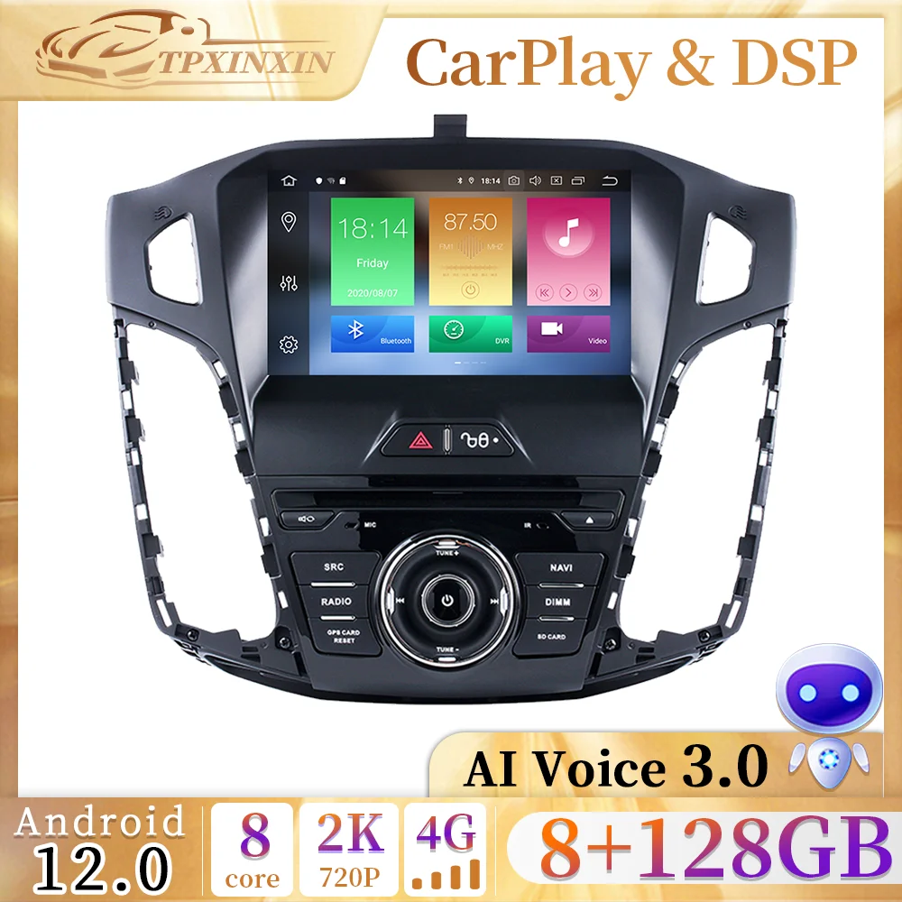 

Автомагнитола 2DIN PX6, 64 ГБ, Android 12,0 для Ford Focus 3 2011 - 2017