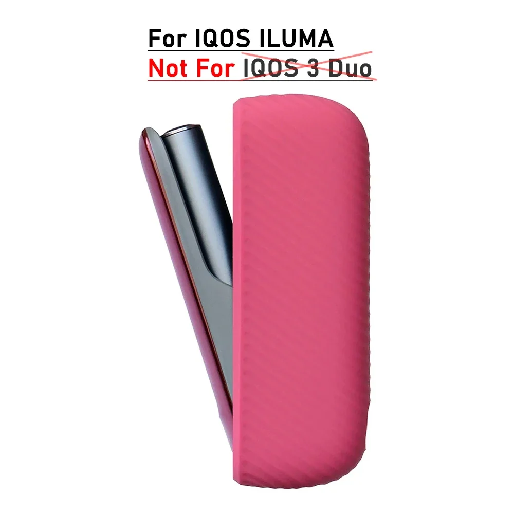 Silicone Case + Side Cover for IQOS ILUMA New Design 8 Colors Soft Full Protective Cover for IQOS 4 ILUMA Oute Shell Accessories