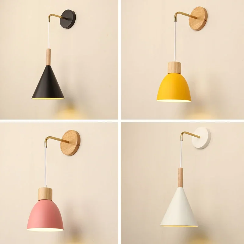 nordic wooden turn signal lamp head macaron moderno adequado para quarto de estudo sala de estar luminarias domesticas cores 01