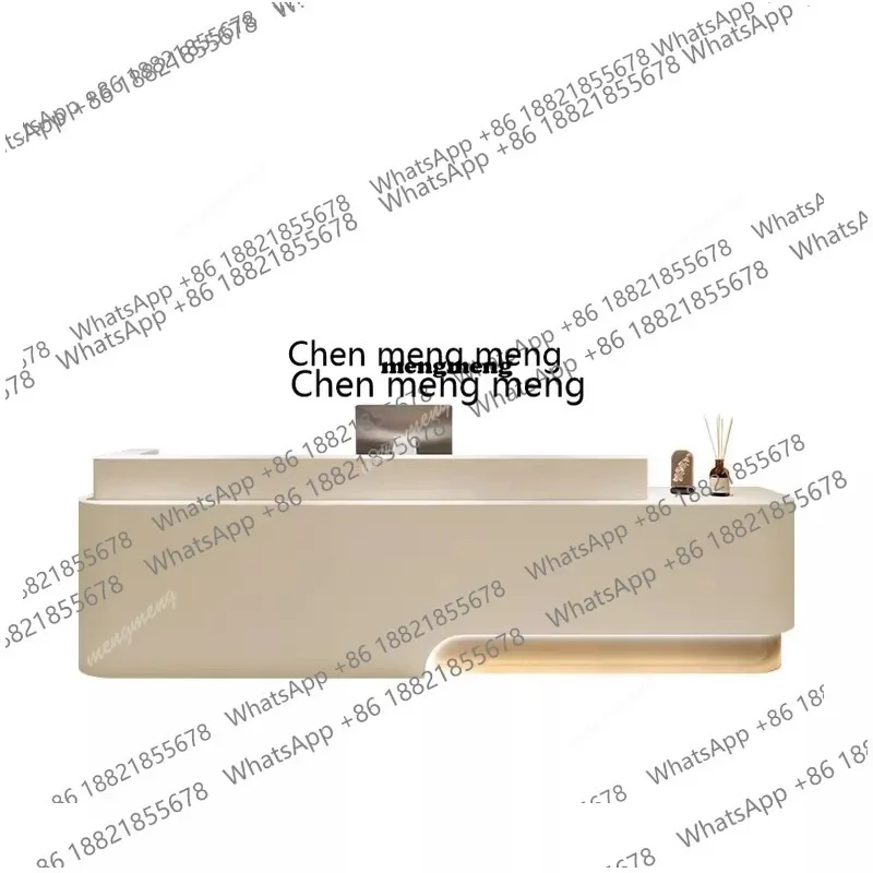 Simple beauty club front desk company hotel reception paint cashier clothing store bar
