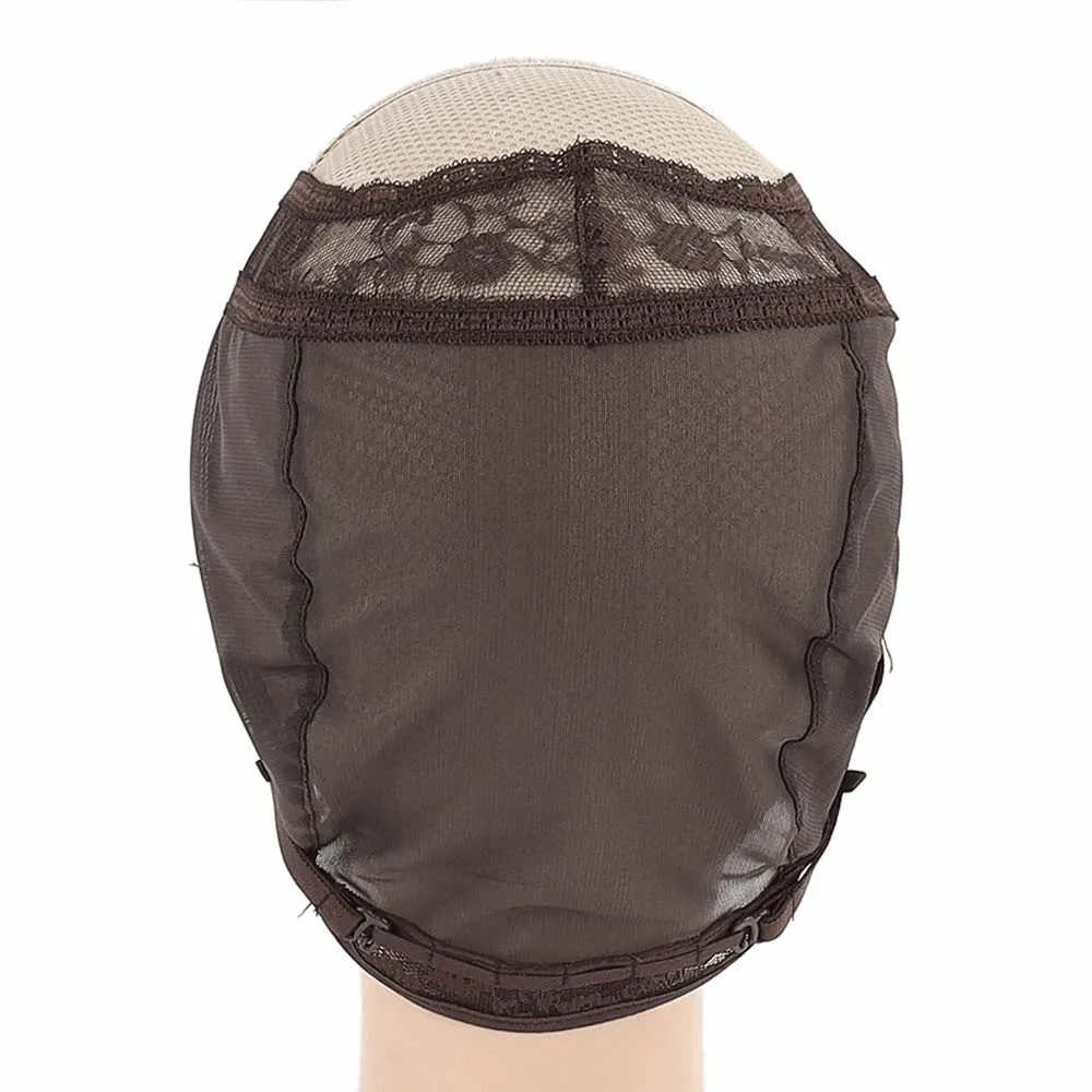 Коричневая U-образная шапочка для парика для изготовления парика 4*4 5*5 с кружевной застежкой и эластичной лентой, аксессуар для парика