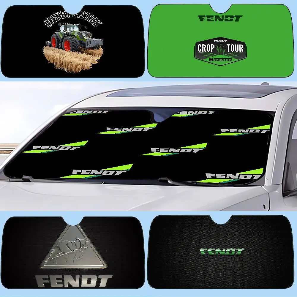 

Farming-Tractors-F-Fendts Car SunShade Windshield Cover UV Protection Auto Visor Accessories For Cars
