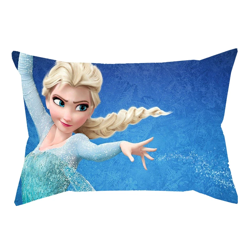 Disney Frozen Plush Elsa Anna Princess Girls Decorative/nap Pillow Cases Cushion Cover Sofa Children Birthday Gift 50*30cm