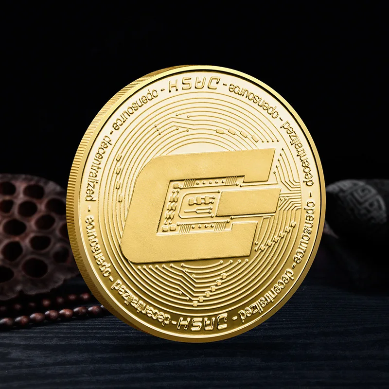 DASH Cryptocoin Cryptocurrency Collectible Coin المادية الذهب لوحة العملات التذكارية