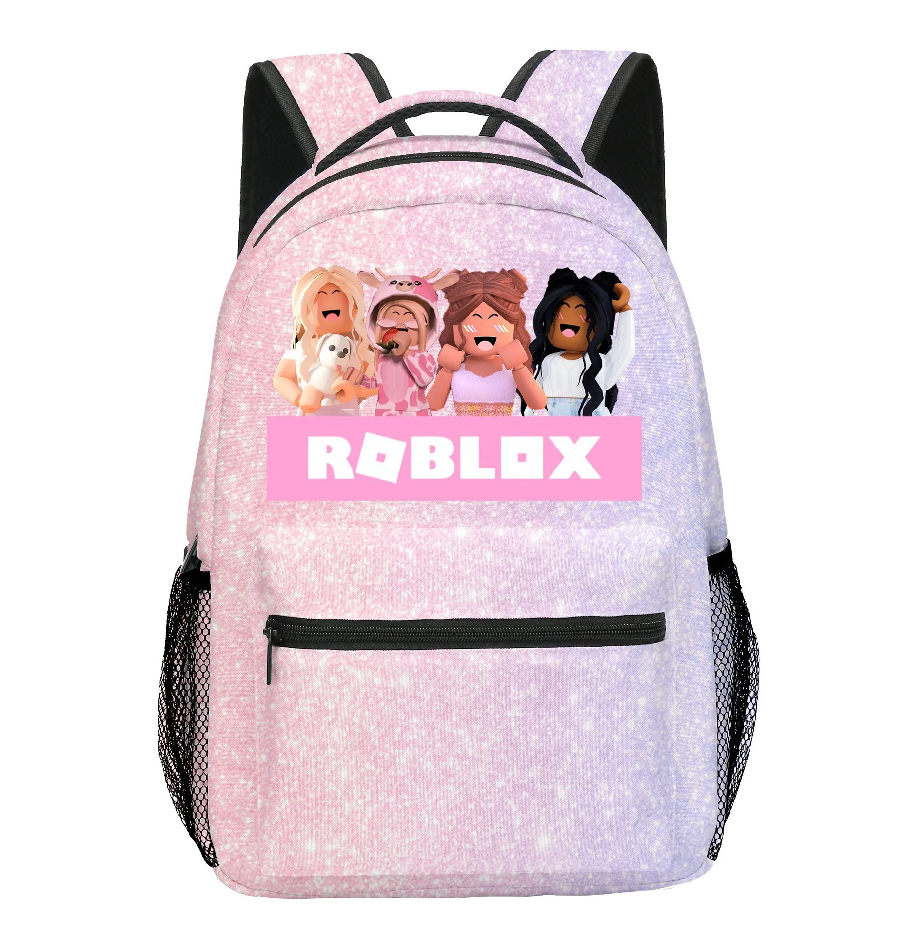 ROBLOX Virtual World Primary Secondary School Schoolbag Backpack Mochila Backpack kawaii Cartoon Gifts School Bag Mochila