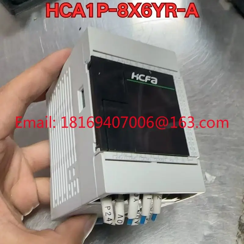 

Second-hand HCA1P-8X6YR-A PLC controller function test is normal