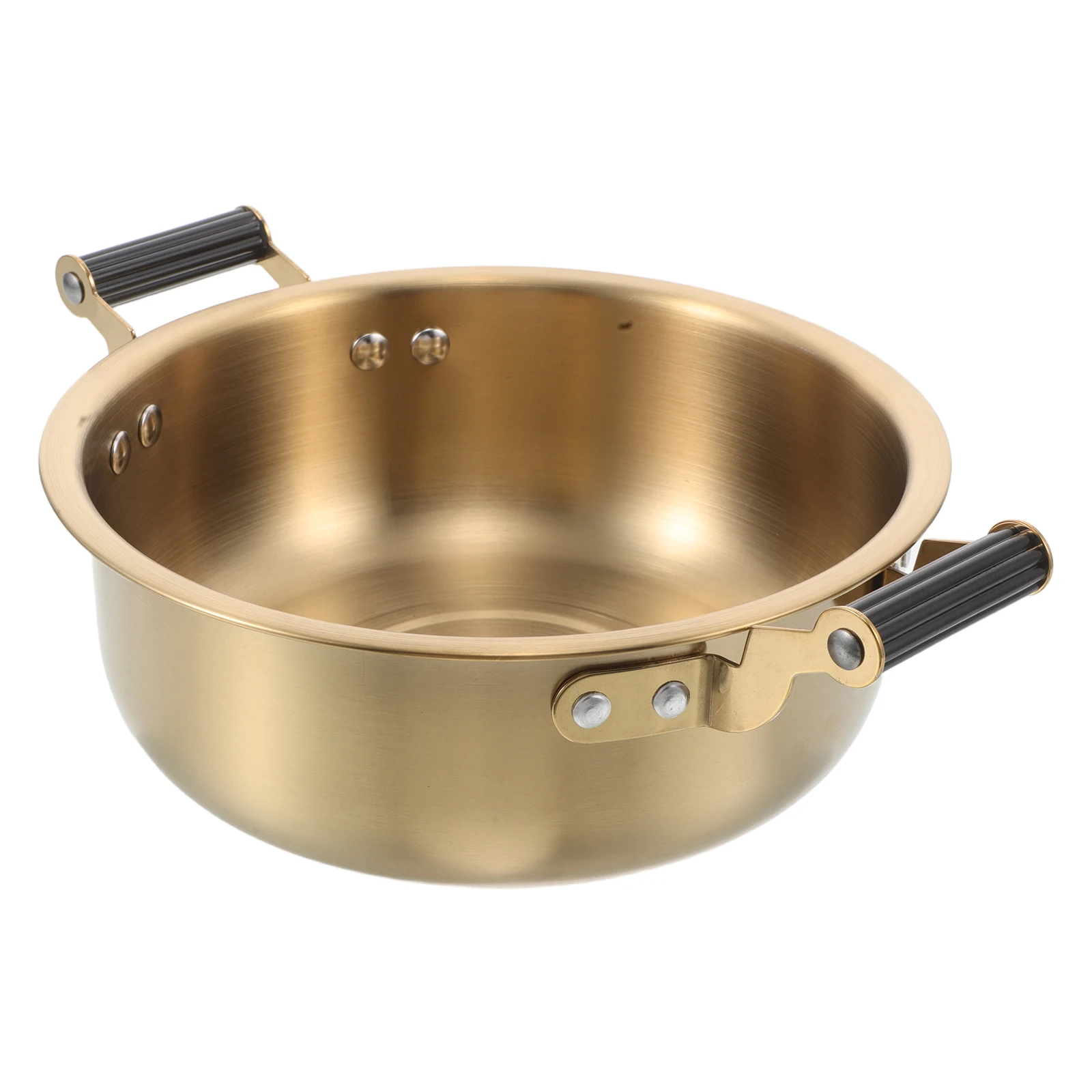 

Stainless Steel Soup Pot Double Handle Large Capacity Cooking Pots Ramen Noodle Kitchen Korean Double Handle Pot Stove