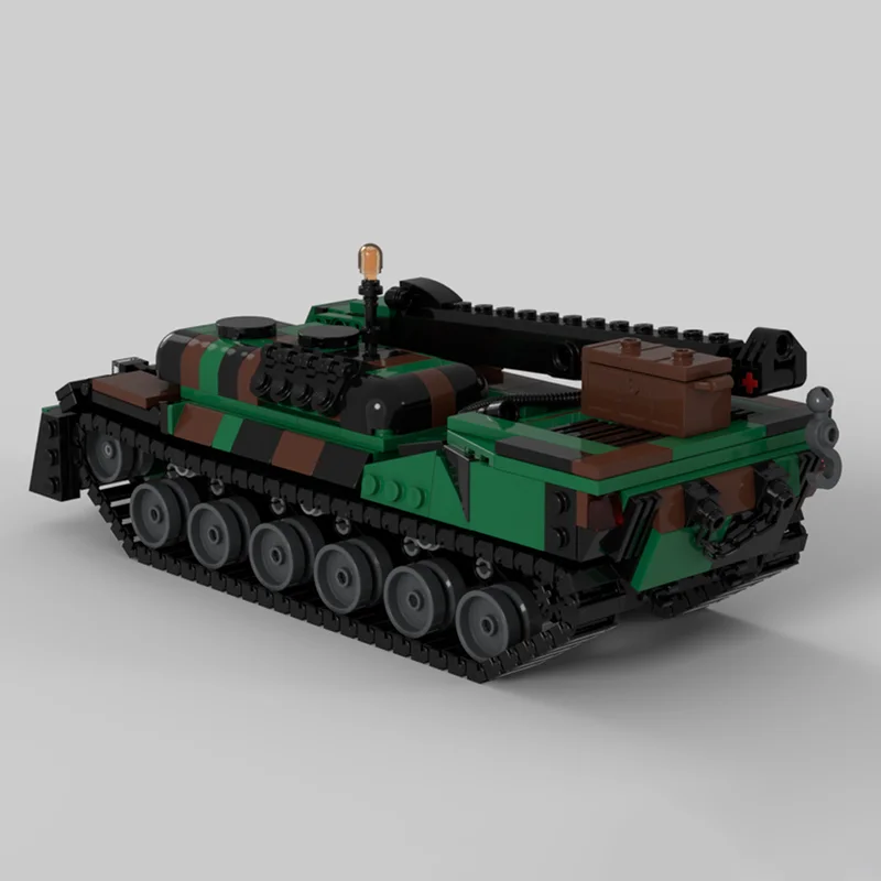 نموذج سيارة مدرعة Moc قوالب بناء الجيش خزان الانتعاش نموذج التكنولوجيا وحدات كتل هدايا عيد الميلاد اللعب لتقوم بها بنفسك مجموعات الجمعية