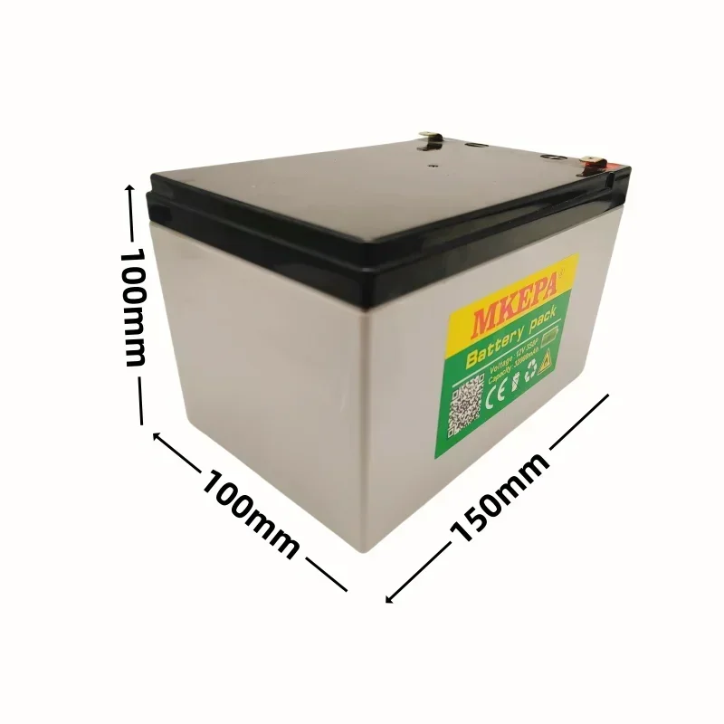 MKEPA 12V 3S8P 32Ah large capacity lithium-ion battery pack for outdoor energy storage in golf carts and electric tricycles, etc