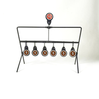 Self Resetting Air Gun Spinner Target Hunting Target Plinking Target 7 Plates. Suitable for.177 and  .22 Air rifle.