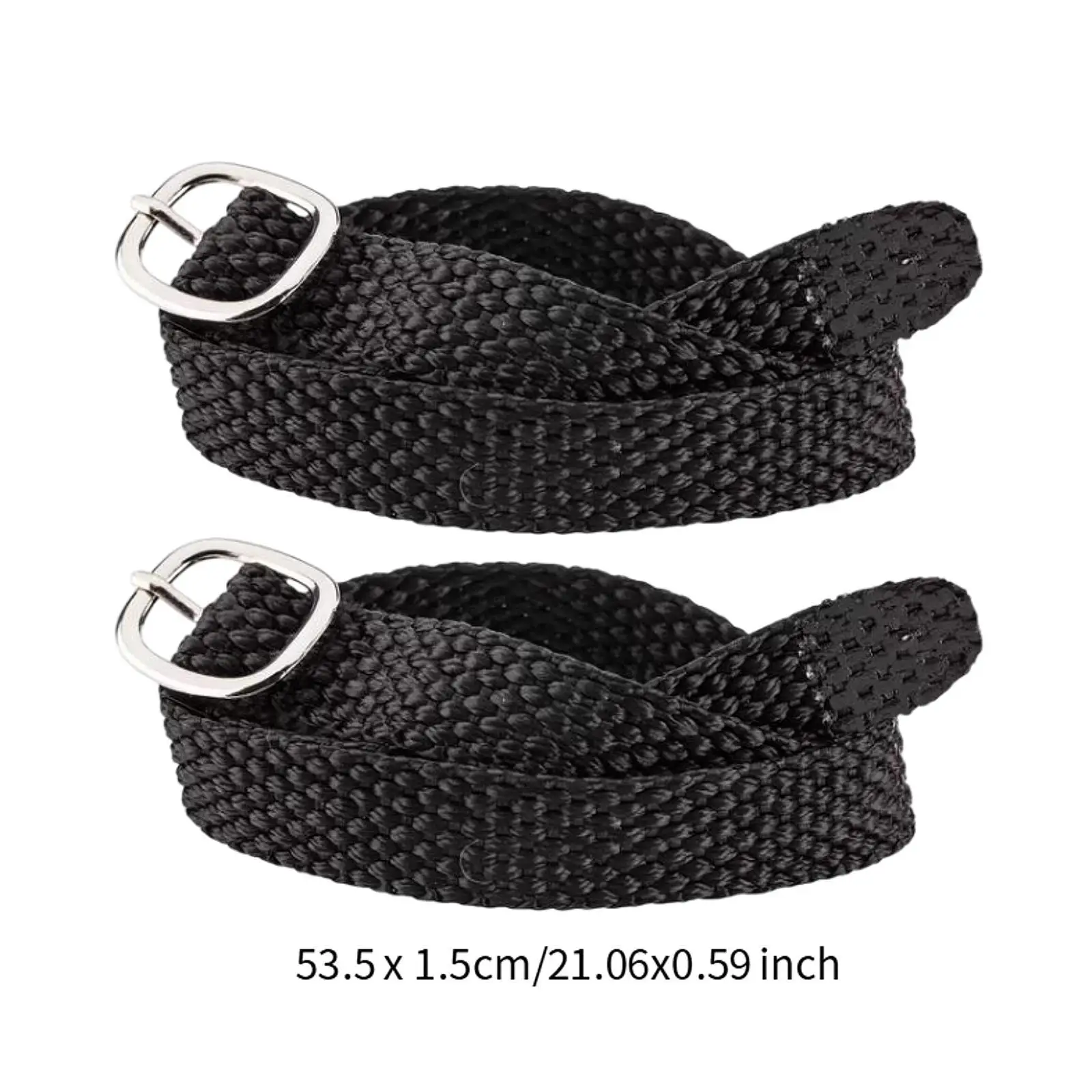 

Spur Straps with Metal Buckle Adjustable British Equestrian Boot Belt Polyester for Horse Riding Equipment