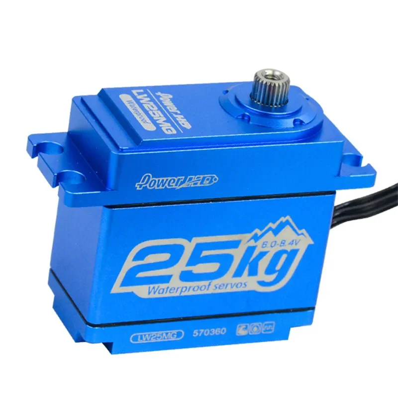 Power HD LW25MG KM2 Crawler Waterdicht Metaal 25KG Hoog Koppel Digitale Servo RC Auto Onderdelen Servo Stuurinrichting 1/8 1/10