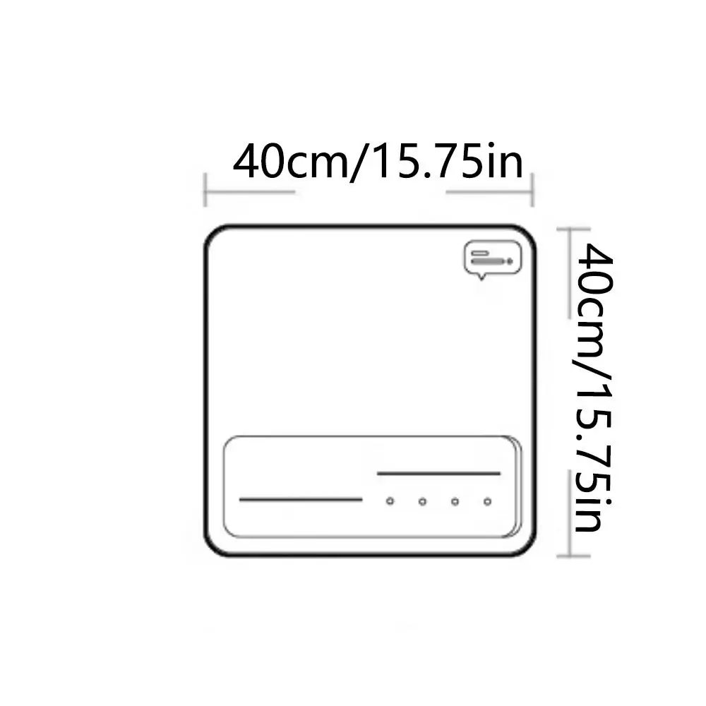 벽용 이동식 코르크 보드 장식 40x40cm 메모 펠트 보드 나무 스틱 자체 접착 사진 디스플레이 보드 학교