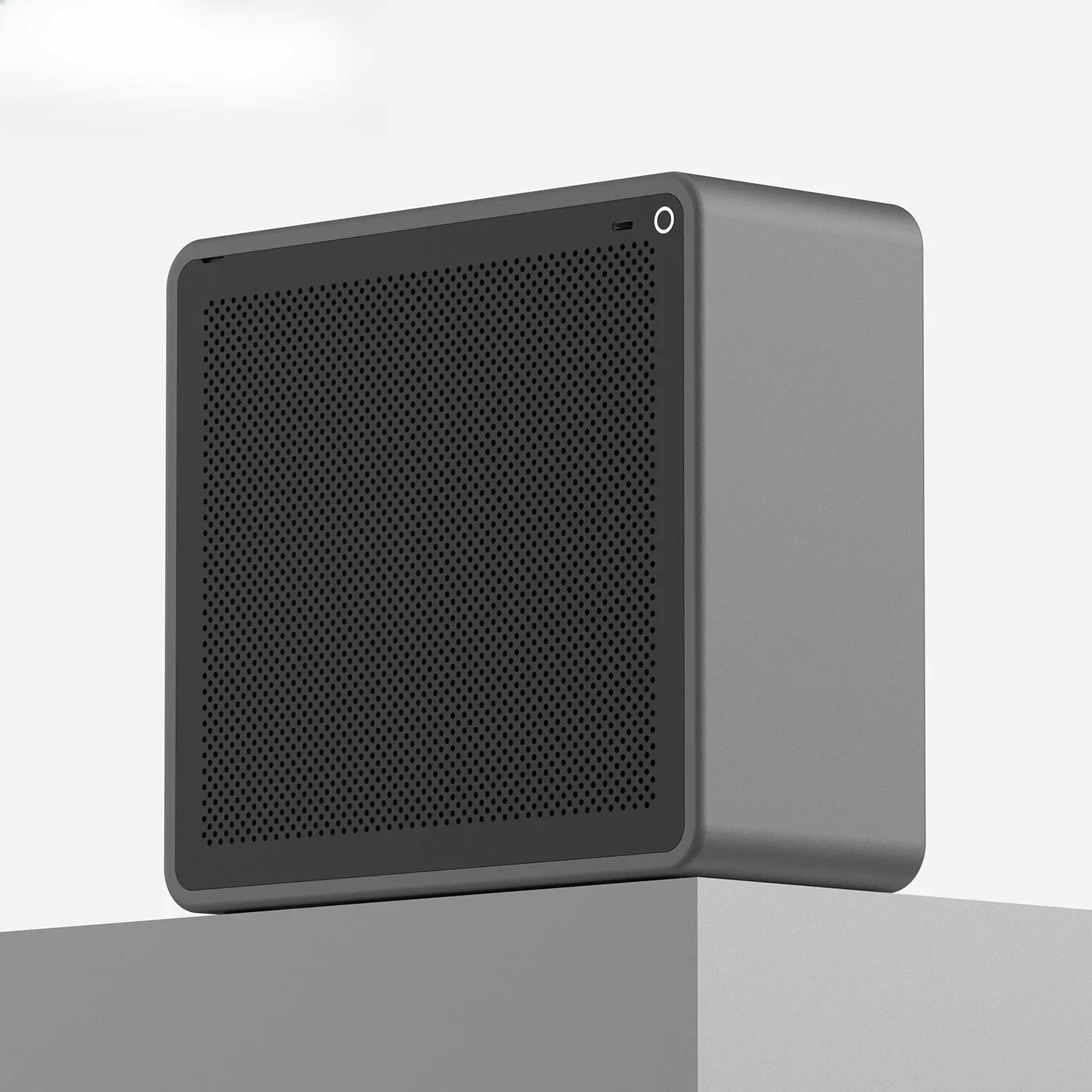 MQ4 All‑Aluminum Integrated Forming ITX Computer Case, Mini Desktop HTPC Compact Chassis For Integrated‑GPU Builds