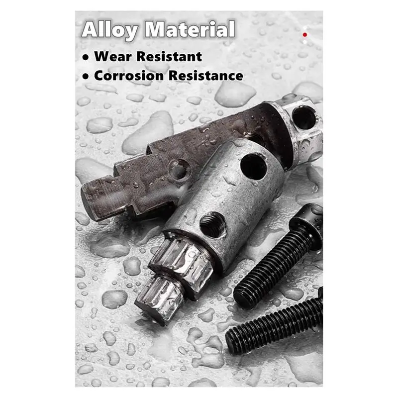 B45CLXY صمامات زاوية الصنبور مجموعة أدوات إصلاح صمام أنابيب المياه-مستخرج المسمار الضرر ، شريحة الأسلاك المكسورة ، إزالة الأسنان لـ 4/6 P