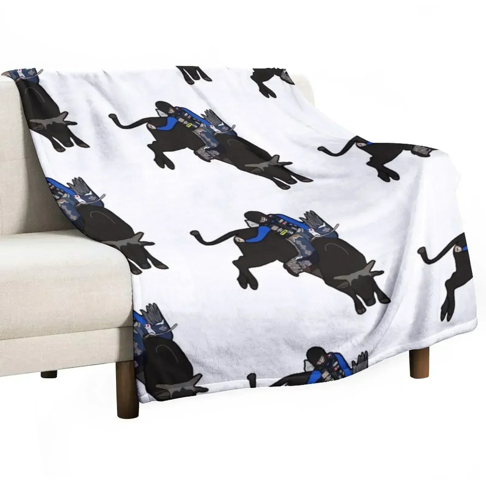 

Bull Rider Stetson Wright Throw Blanket Luxury Designer Blankets Sofas Of Decoration Soft Beds Blankets