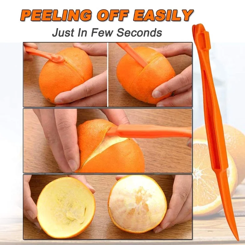 Orange Peeler Tools Orange Peeler Citrus Remover Easy Open Citrus Lemon Citrus Peel Cutter Fruit Tools Kitchen Gadgets