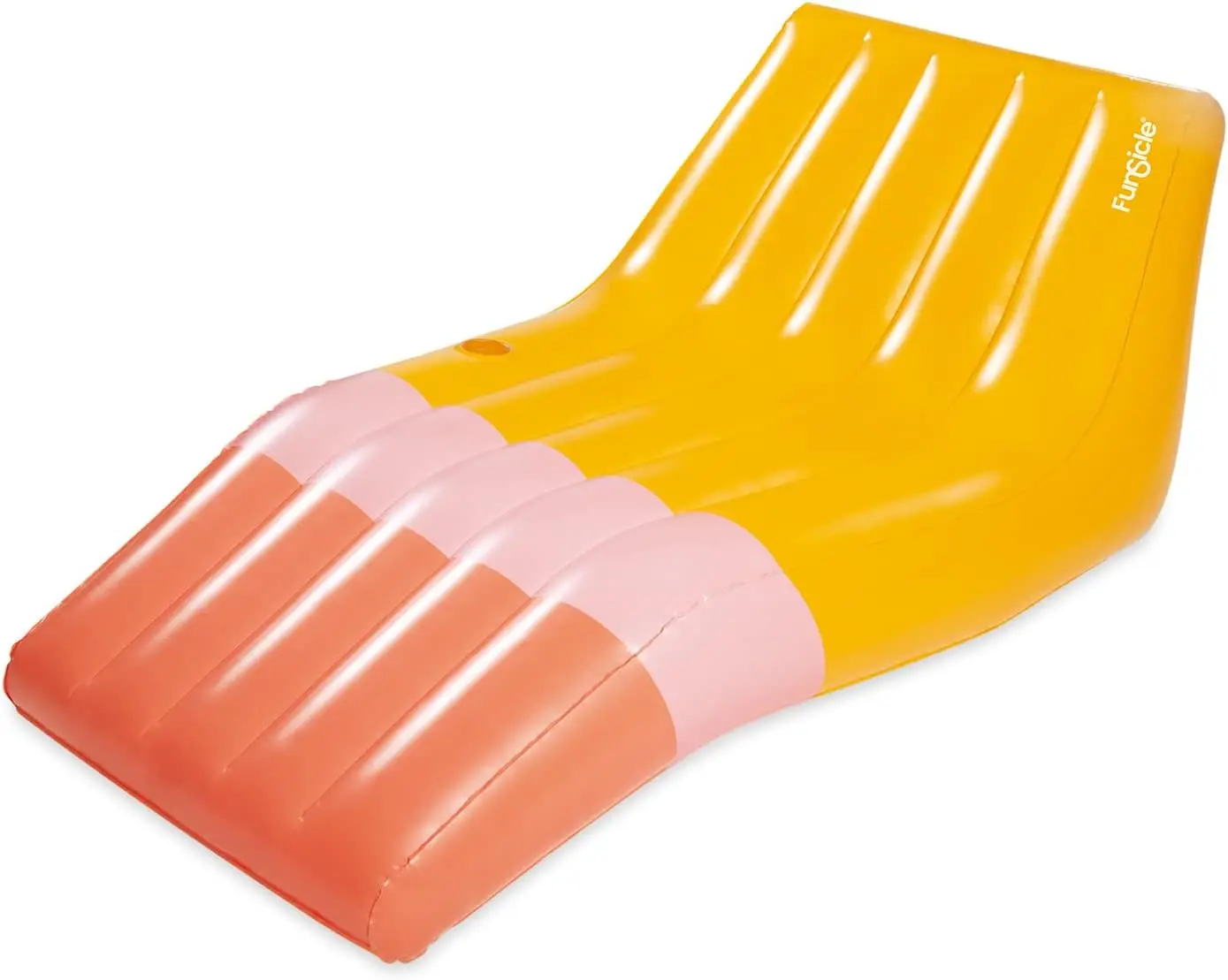 

5.8 ft Happy Sleeper Inflatable Floating Lounge with Cup Holder