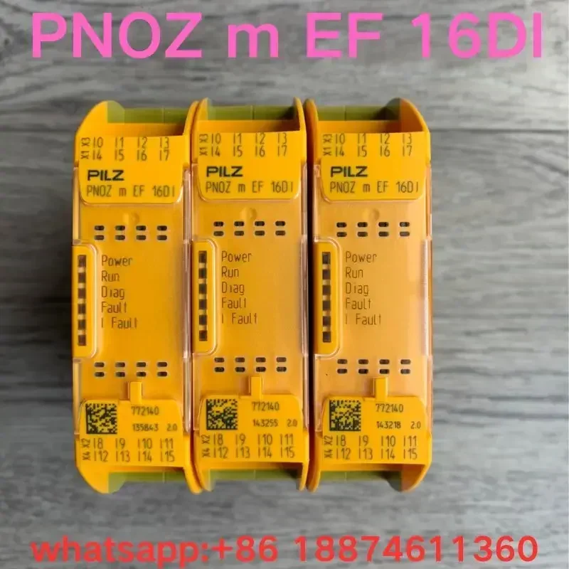 Second-hand test OK  PNOZ m EF 16DI safety relay 772140 fast shipping