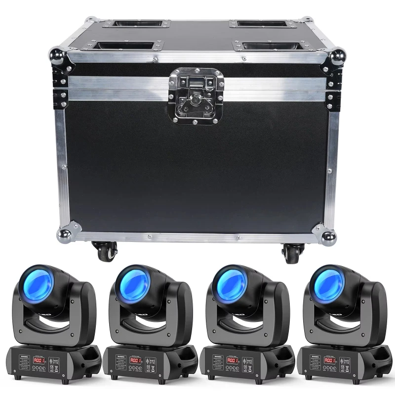 DJ Disco Club Night Bar Ktv Stage Effect Equipment Lighting 18 Prism Beam Moving Head Lights With Flight Case