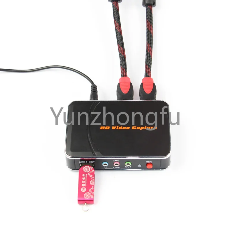 HD HDMI Capture Card 1080P PS3/PS4 Game Video HDMI Acquisition Box Drive-Free U Disk Recording