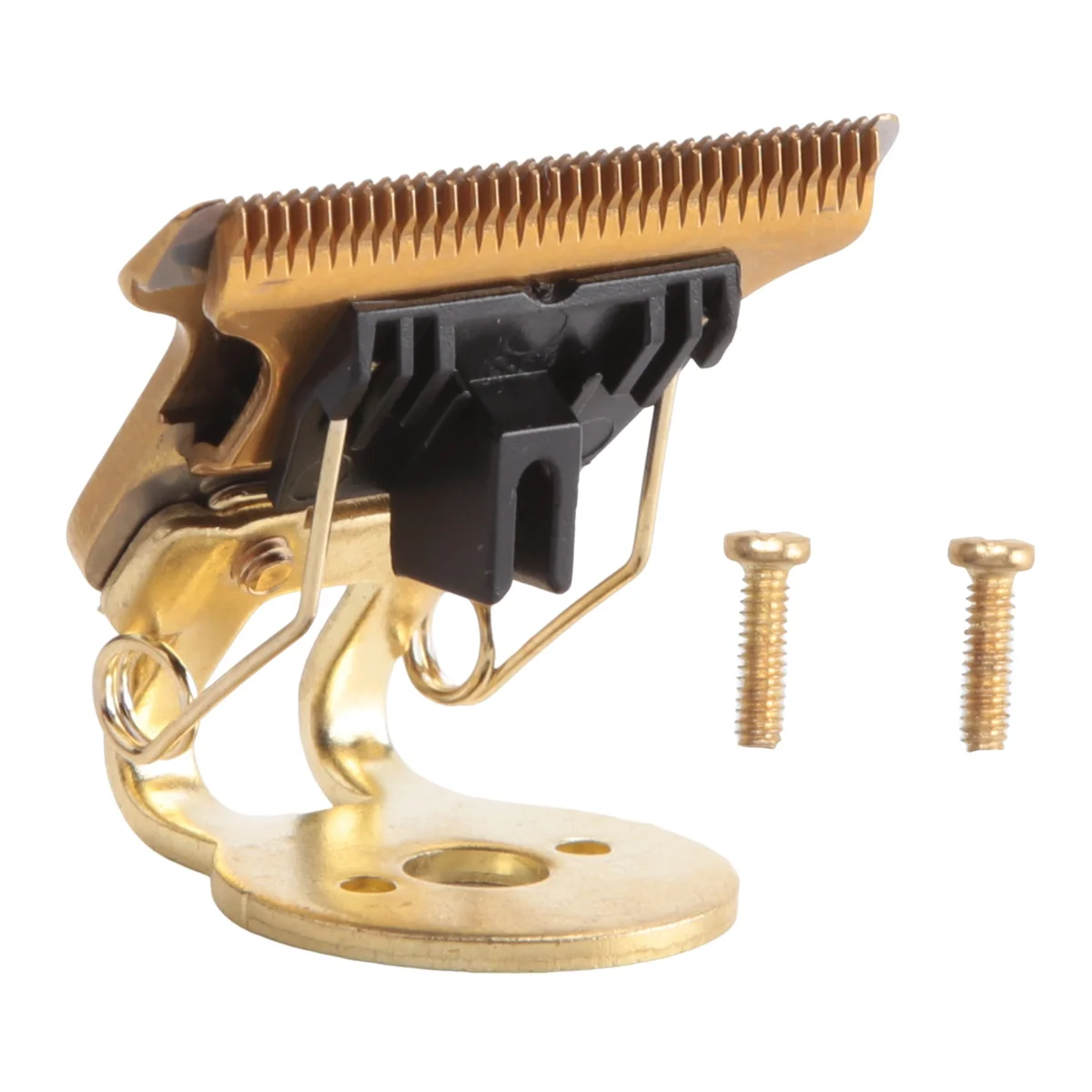 T-Shaped Hair Clipper Blade with Stand T9 Blade Trimmer Replacement Head Replacement Clipper Head Gold image 2