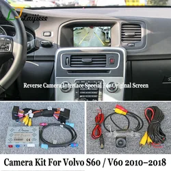 Front Rear View Camera For Volvo S60 V60 2010~2018 OEM Screen / No Coding Required HD Night Vision Parking Aid Reverse Camera