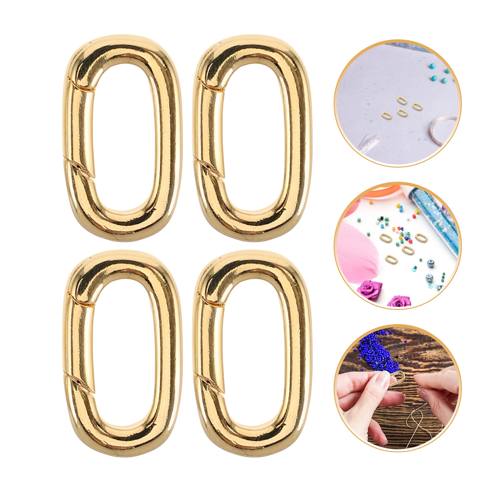 

4 шт. разъемы для браслетов, застежка-карабин, ювелирные пряжки, застежки для ювелирных изделий, ожерелья, браслеты, комплект ювелирных изделий, разъемы «сделай сам»