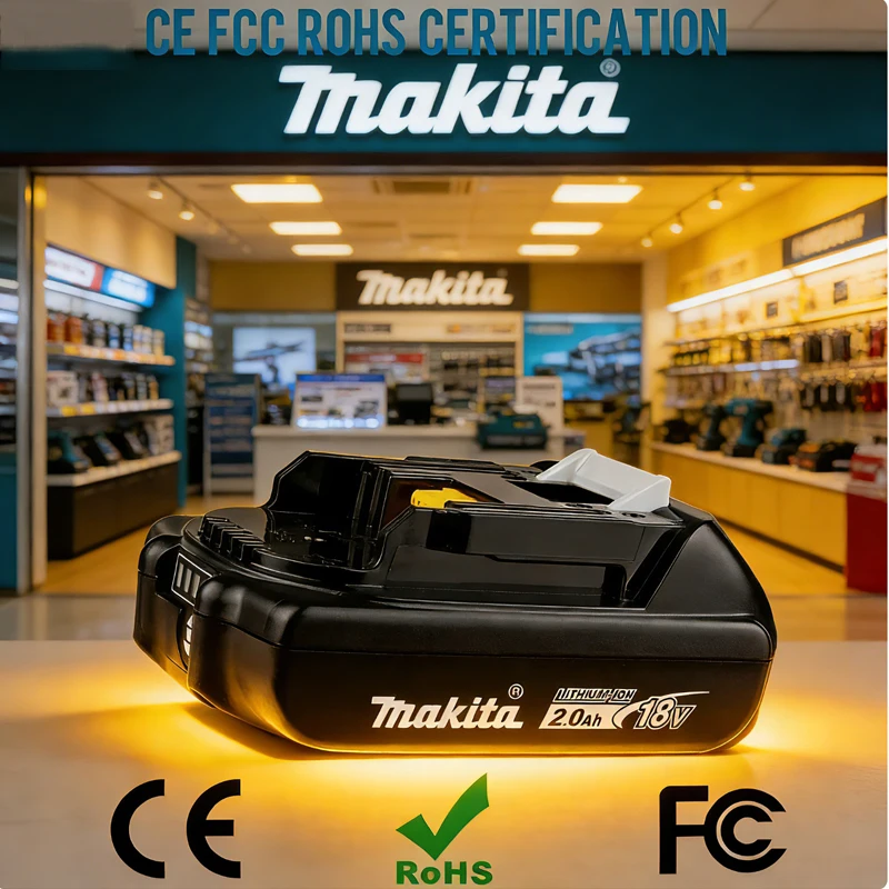 

(18V 2.0Ah ) Makita BL1830， BL1830B， BL1840 ，BL1840B ，100% Original battery Makita BL1850 BL1860B power tools battery