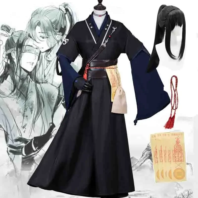 

Anime Mo Dao Zu Shi Cosplay Costumes Wig Xue Yang Cosplay The Untamed Grandmaster Of Demonic Cultivation Costumes For Men