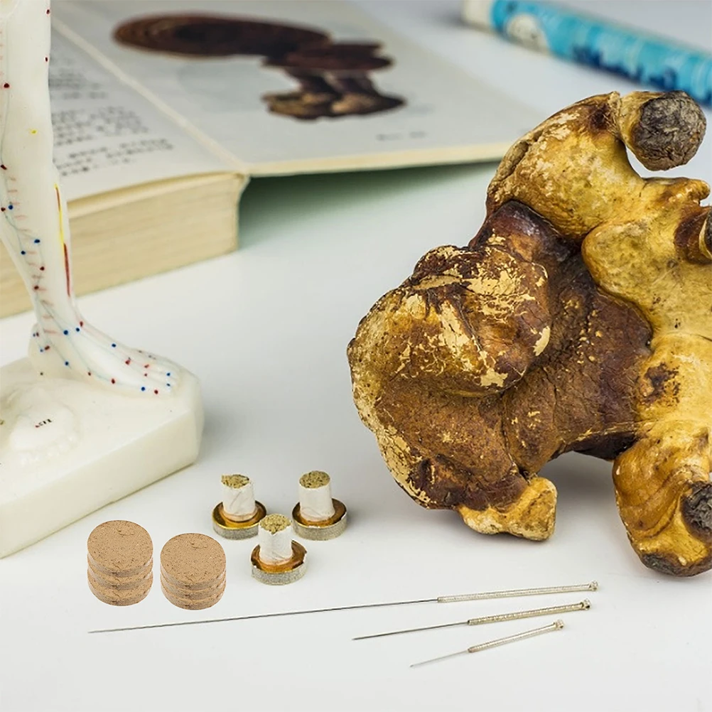 

25pcs Mugwort Cake Aged Moxas Material Pain Relief Relax Sealing Packing Moisture Proof Portable Compact