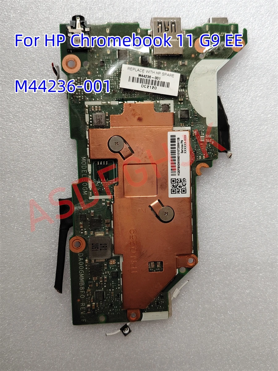 

FOR HP Chromebook 11 G9 EE M44236-001 LAPTOP MOTHERBOARD DA00GMMB8F0 WITH N4500M CPU AND 4G RAM 32GB SSD TEST OK