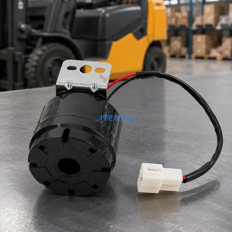 U13C Forklift Reverse Warning Buzzer 10 to 48 Bracket Mount Alarm Unit with Terminal End for Truck Service and