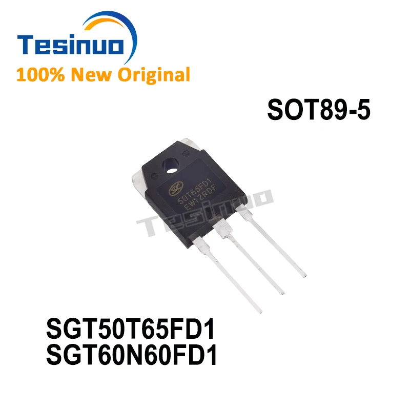 5PCS New Original SGT50T65FD1 SGT60N60FD1 TO247 High Current IGBT Tube Inverter Welding Machine Power Chip Fast Shipping