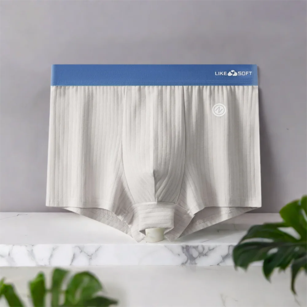 5 قطعة تنفس Traceless الرجال سراويل مسطحة منتصف الخصر الحرير الجليد السراويل الملاكمين الملابس الداخلية الملابس الداخلية للرجل السفر