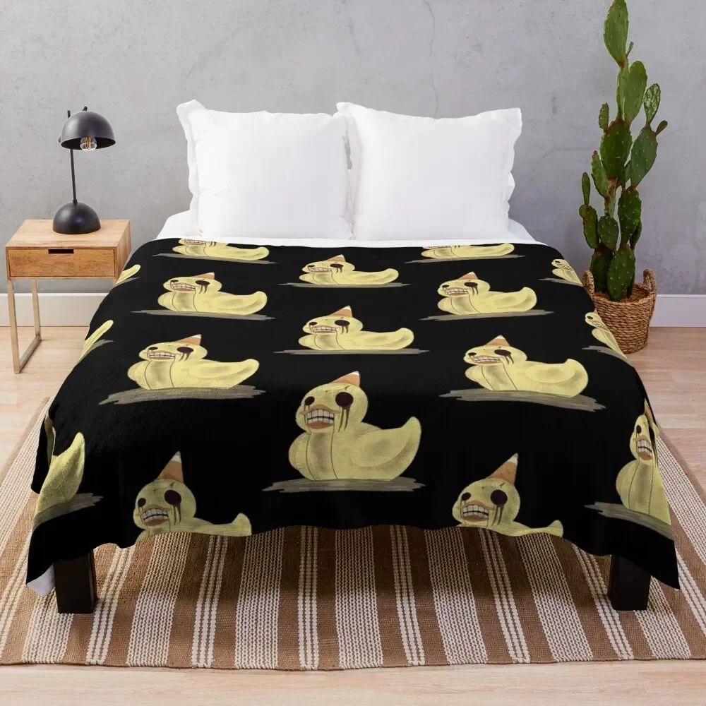 Dark deception dread ducky Throw Blanket Baby Furry bed plaid Summer Beddings Blankets