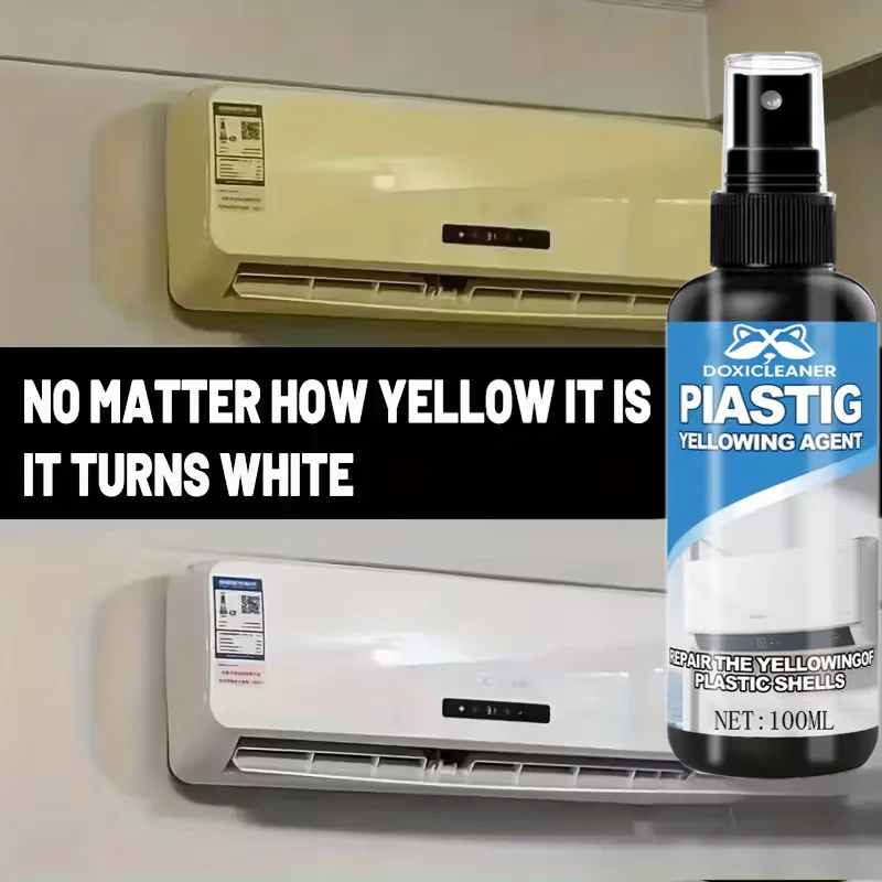 Plastic Restoration Spray - Quickly Remove Yellowing, Repair Air Conditioning Unit, Car