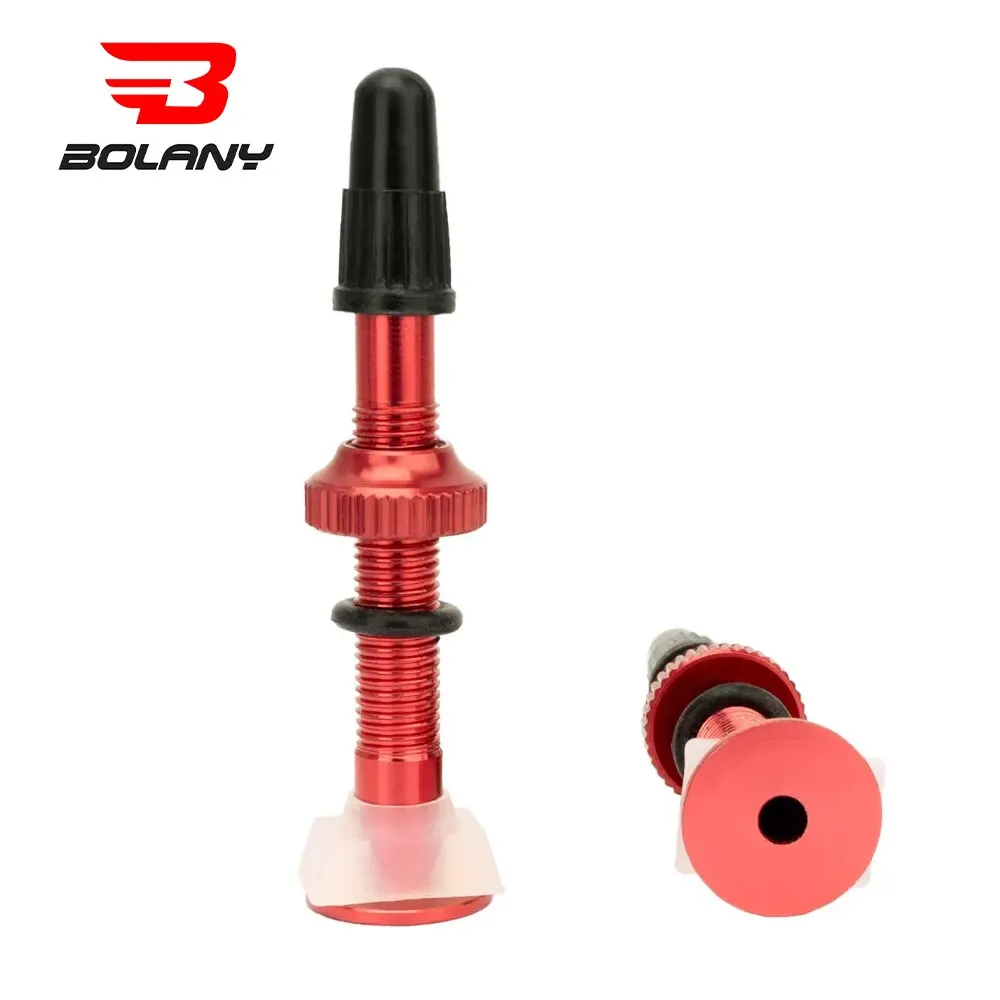 BOLANY 1PCS Bicycle Valve 40mm/60mm Road Bike Vacuum Nozzle For Bike Tubeless Tire Core Aluminum Alloy Valve Accessories