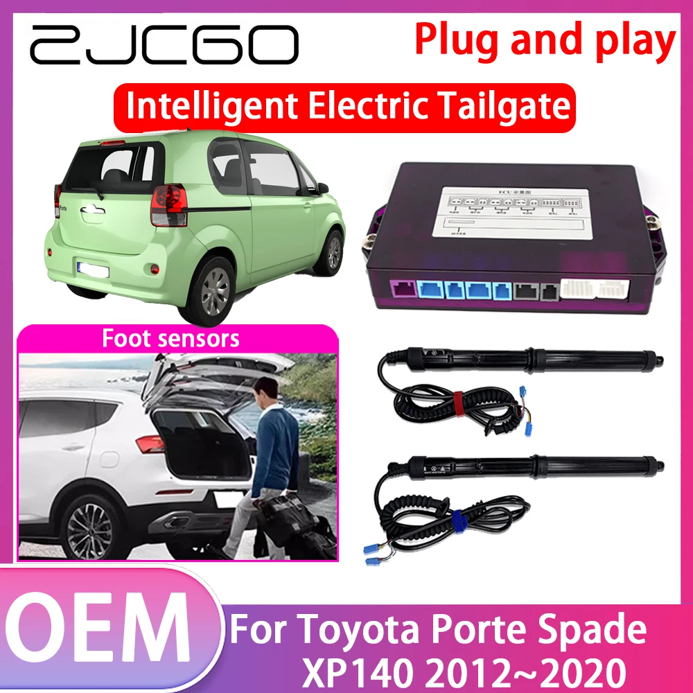 ZJCGO Electric Tailgate Lift Drive Trunk Opening Tail Gate Lift Soft Close Car Door For Toyota Porte Spade XP140 2012–2020