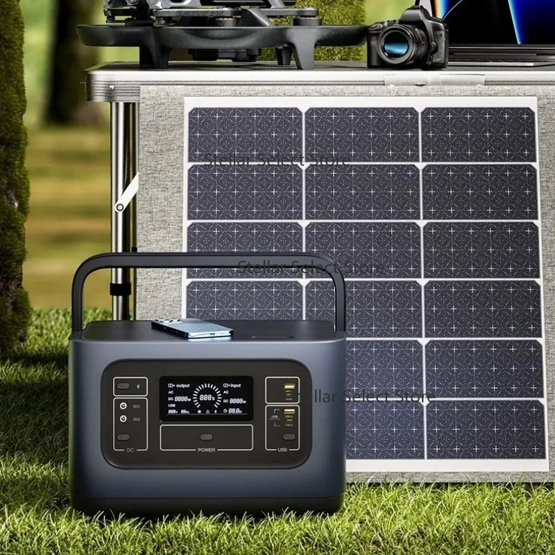 

1000Wh 1kw Solar Power Station Off Grid Safety 1000W Solar Generator Wireless Charging for Outdoor