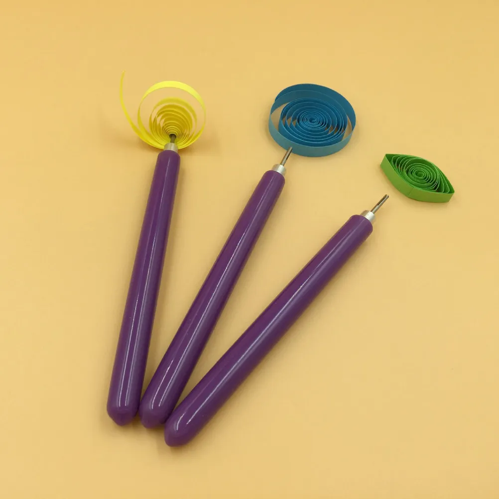 5Pcs DIY Paper Tools Yan Paper Indentation Pen Set Stainless Steel Ceramic Holder Nail Origami Hand Craft Supplies