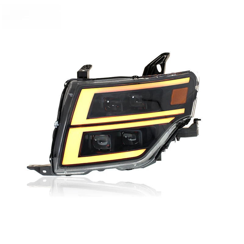 Suitable for 2009-2021 Mitsubishi Pajero V97V87V93 headlight assembly modification to full LED sequential turn signal view 2