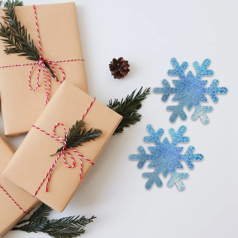 10 pares de adesivos de peito de floco de neve autoadesivos confortáveis e seguros pastéis de peito adesivos decorativos de festa feminina