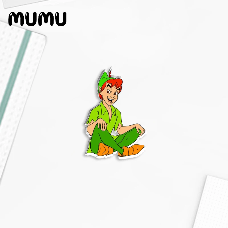 2024 New Peter Pan and Wendy Lapel Pin Tinkerbell Acrylic Brooches Handmade Epoxy Jewelry Shirt Bag Badge