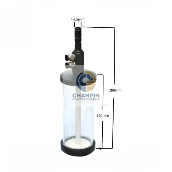 GM02 GM03 GM04 Experimental Cup Hopper for Electrostatic Powder Coating Spray Gun