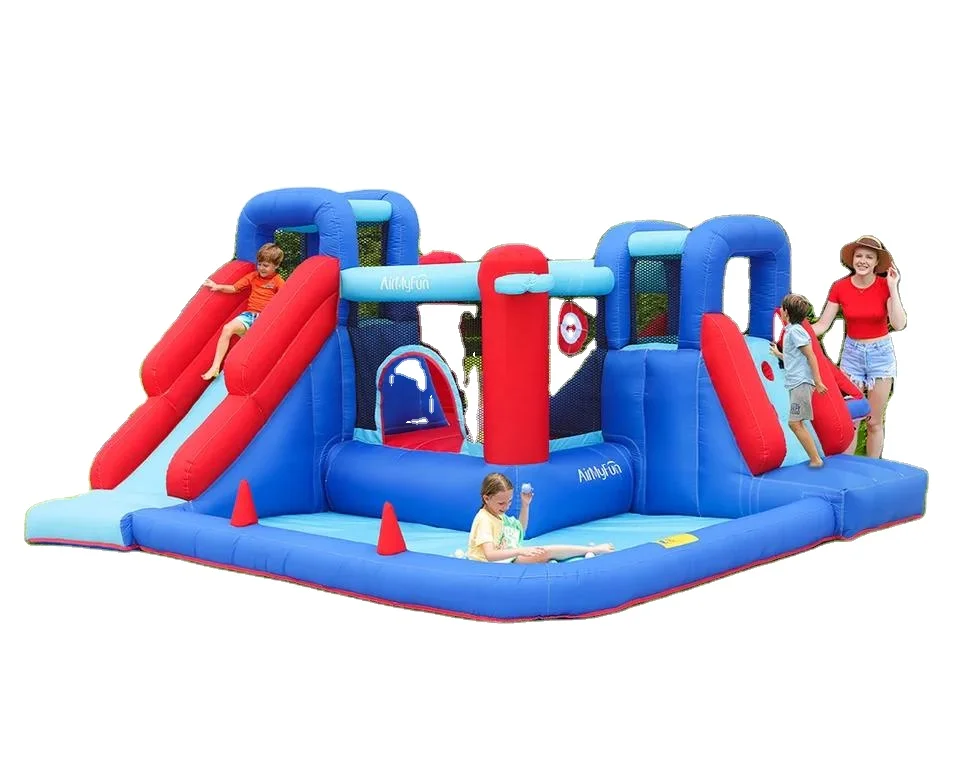 

Заводской надувной надувной замок, джемпер, надувной замок-вышибала с горками, джемперы, надувной отскок для детей, играющих на вечеринке