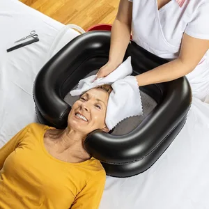 Tragbares aufblasbares Becken des Shampoo, Haarwaschbeckens, bettlägerige Badewanne, Infrarot -Dreadlocks und zu Hause PIA 10 Hauptverkäufe Baquet - №8