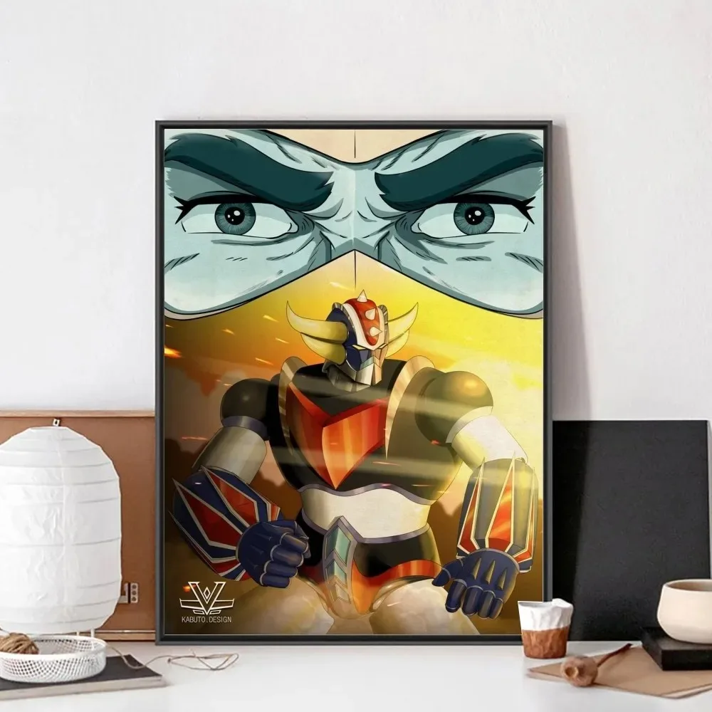 UFO Robot Goldorake Poster No Framed Poster Wall Art Canvas Painting Bedroom Study