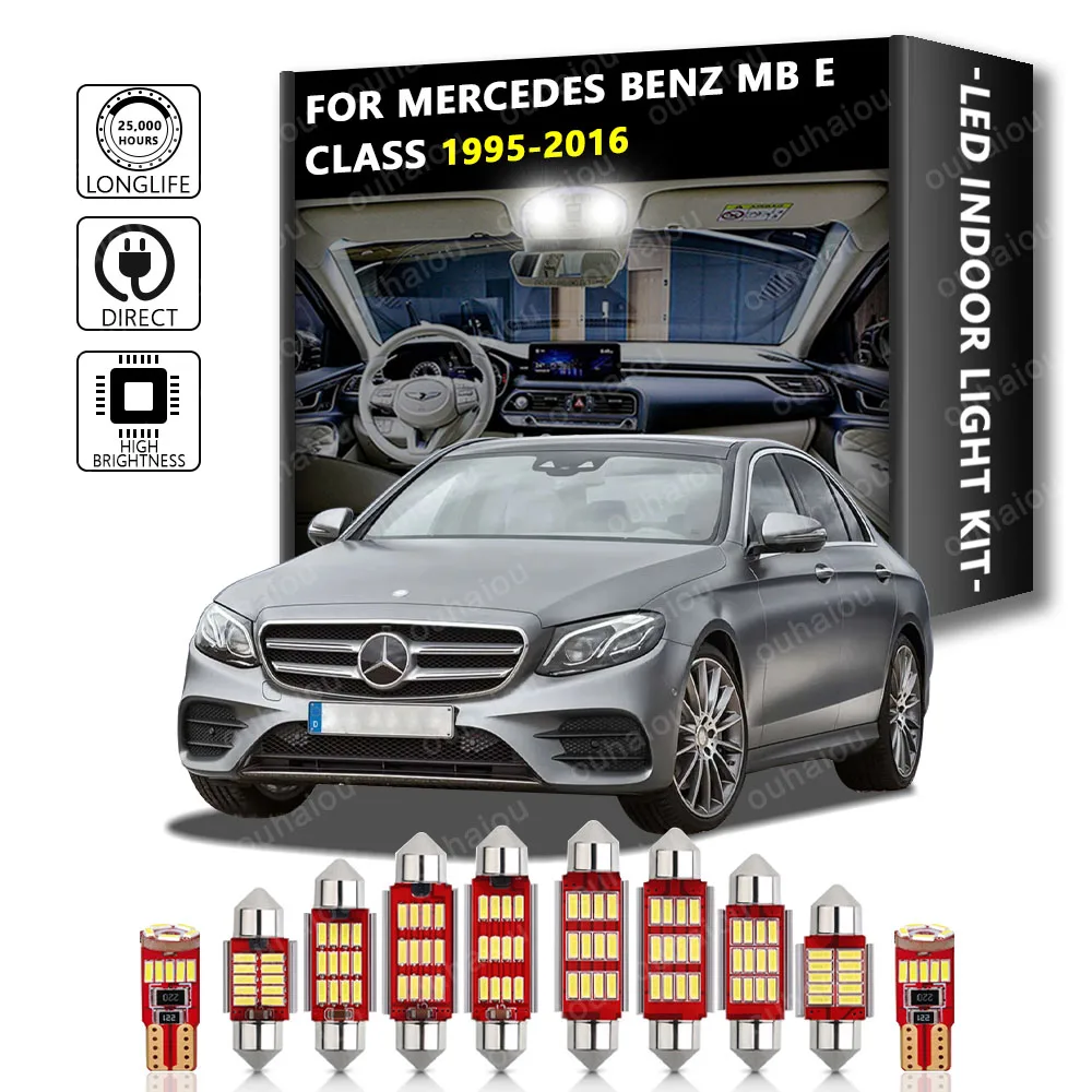 

Canbus For Mercedes Benz MB E Class W210 W211 W212 S210 S211 S212 A207 C207 Car LED Interior Bulb Door Inside Light Kit 4.9 13
